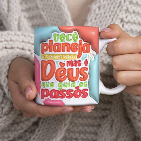 Pack Artes Canecas Frases Cristã - Arquivo Digital