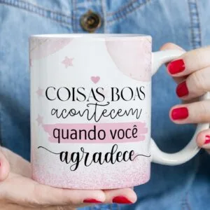 Pack Artes Canecas Gratidão - Arquivo Digital