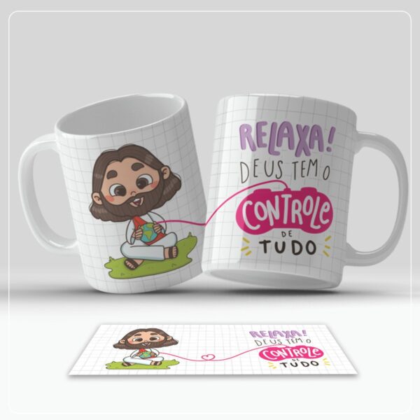 Pack Artes Canecas Religiosas - Arquivo Digital