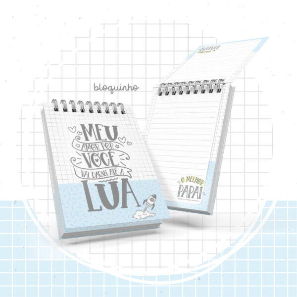 Pack Bloquinho A6 Dia dos Pais - Arquivo Digital