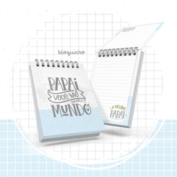 Pack Bloquinho A6 Dia dos Pais - Arquivo Digital