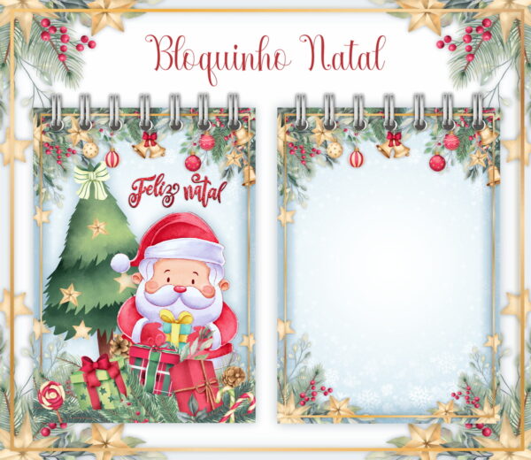 Pack Bloquinhos de Anotações Natal - Arquivo Digital