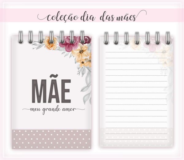 Pack Bloquinhos Dia das Mães - Arquivo Digital