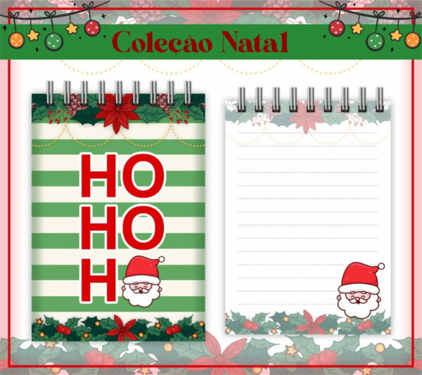 Pack Bloquinhos Natal - Arquivo Digital