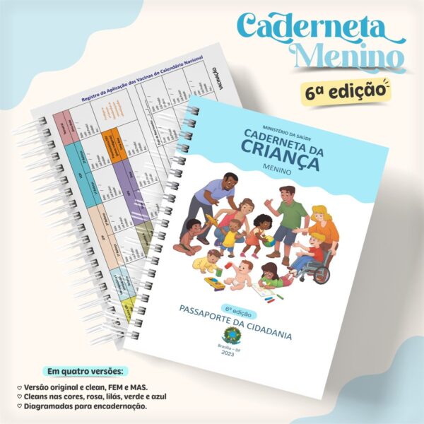 Pack Caderneta de Saúde 6 Edição - Arquivo Digital