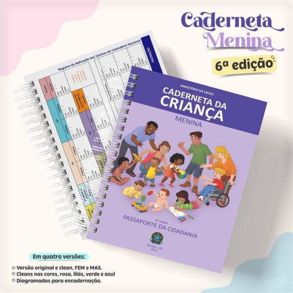 Pack Caderneta de Saúde 6 Edição - Arquivo Digital