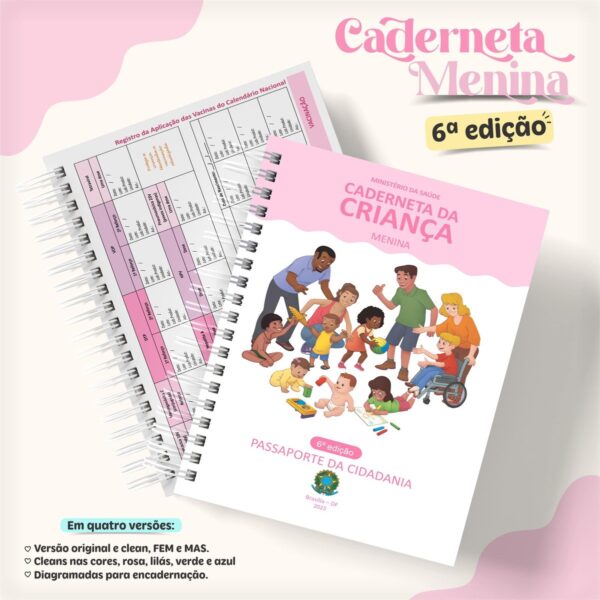 Pack Caderneta de Saúde 6 Edição - Arquivo Digital