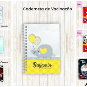 pack cadernetas vacinas menino arquivo digital