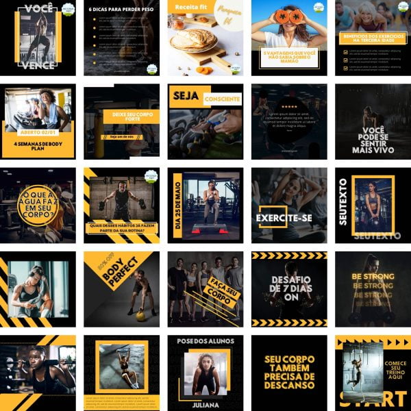 Pack Canva Academia 2.0 25 Modelos Editáveis+ Bônus