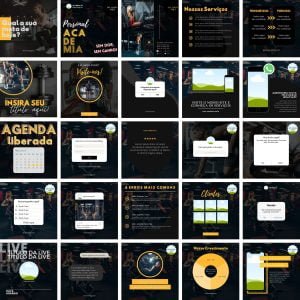 Pack Canva Academia 25 Modelos Editáveis+ Bônus