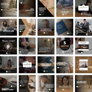 Pack Canva Advogado 2.0 25 Modelos Editáveis+ Bônus