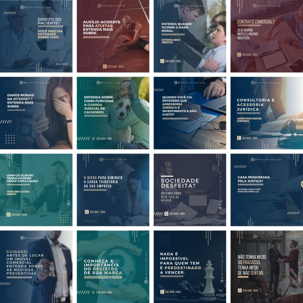 Pack Canva Advogado 40 Modelos Editáveis+ Bônus