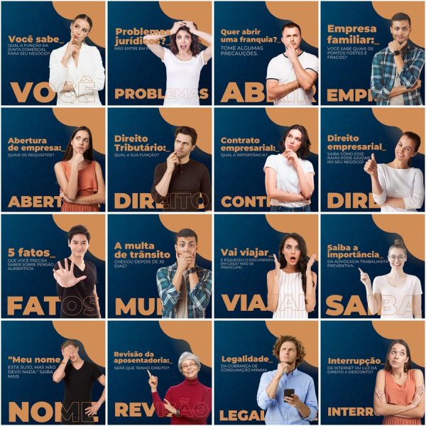 Pack Canva Advogado Advocacia 200 Modelos Editáveis+ Legendas