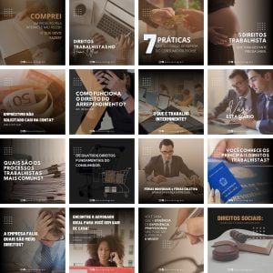 Pack Canva Advogados 40 Modelos Editáveis+ Bônus