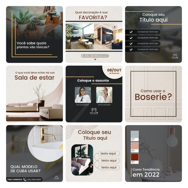 Pack Canva Arquitetos 30 Modelos Editáveis+ Bônus