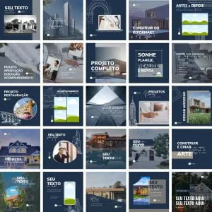 Pack Canva Arquitetos Arquitetura 25 Modelos Editáveis+ Bônus 12 Pack Canva Arquitetos Arquitetura 25 Modelos Editáveis+ Bônus