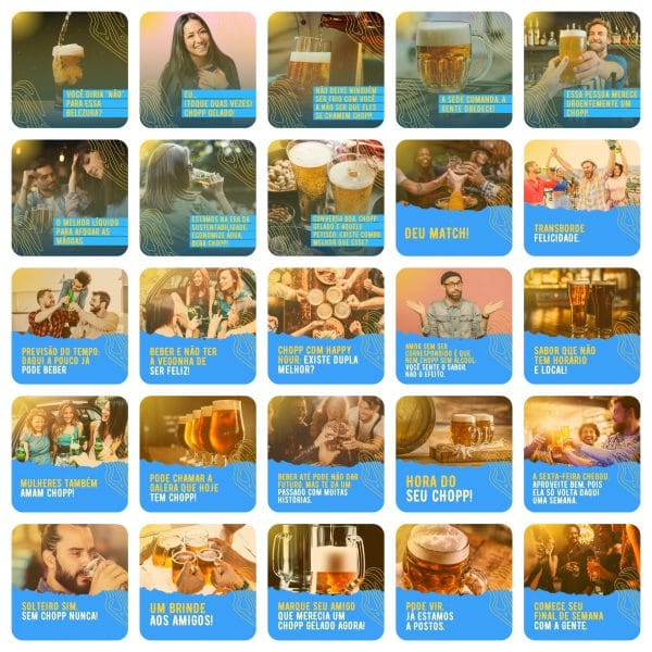 Pack Canva Bares Bar Cervejaria 200 Modelos Editáveis+ Legendas