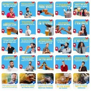 Pack Canva Bares Bar Cervejaria 200 Modelos Editáveis+ Legendas