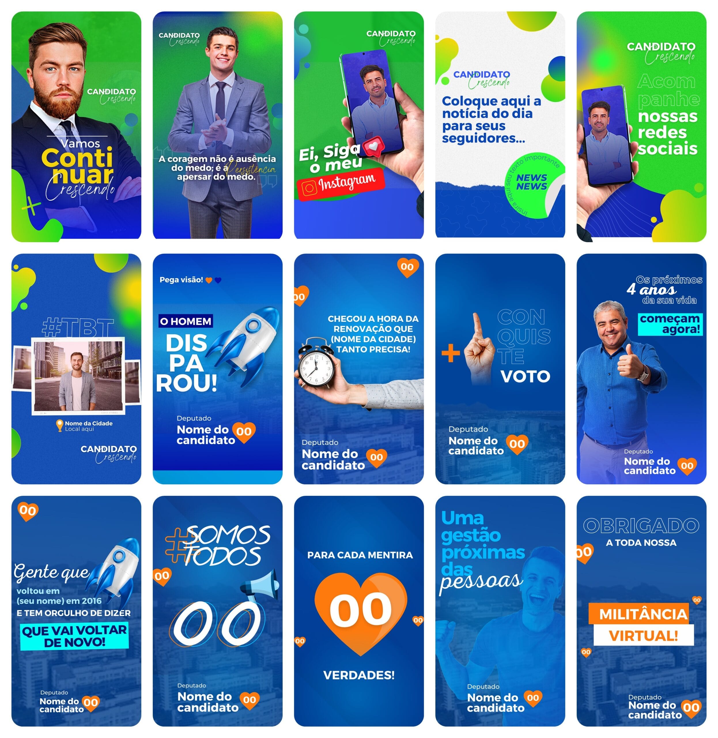 Pack Canva Campanha Política Eleição 45 Stories 2 Pack Canva Campanha Política Eleição 45 Stories