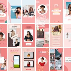 Pack Canva Capas Reels IGTV Instagram  20 Modelos Editáveis+ Bônus