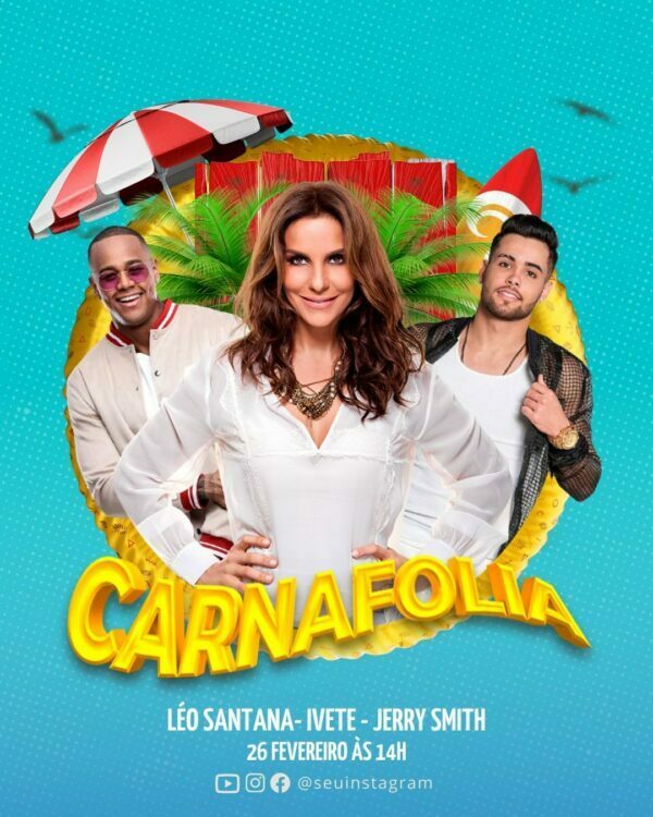 Pack Canva Carnaval 24 Modelos Editáveis+ Bônus
