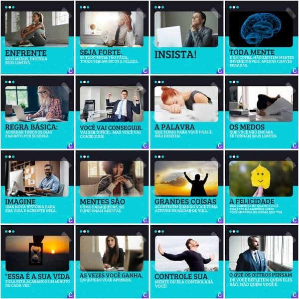 Pack Canva Coach 200 Modelos Editáveis+ Legendas