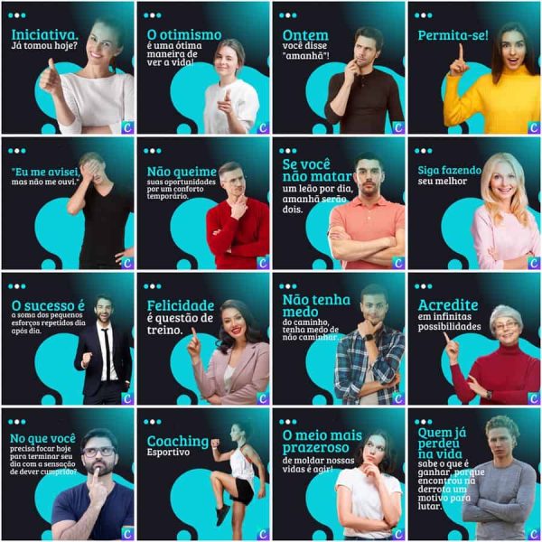 Pack Canva Coach 200 Modelos Editáveis+ Legendas