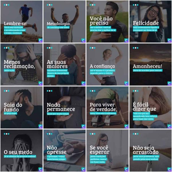 Pack Canva Coach 200 Modelos Editáveis+ Legendas