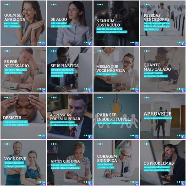 Pack Canva Coach 200 Modelos Editáveis+ Legendas