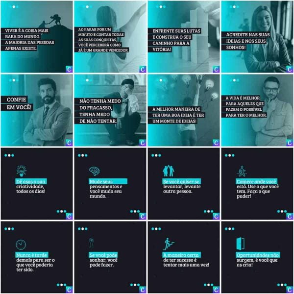 Pack Canva Coach 200 Modelos Editáveis+ Legendas