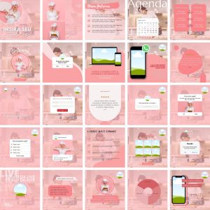 Pack Canva Confeiteira Confeitaria 25 Modelos Editáveis+ Bônus