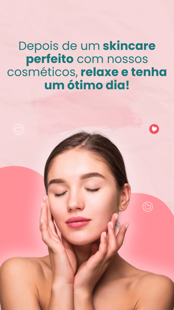 Pack Canva Cosmético 30 Modelos EditáveisStorie + Bônus