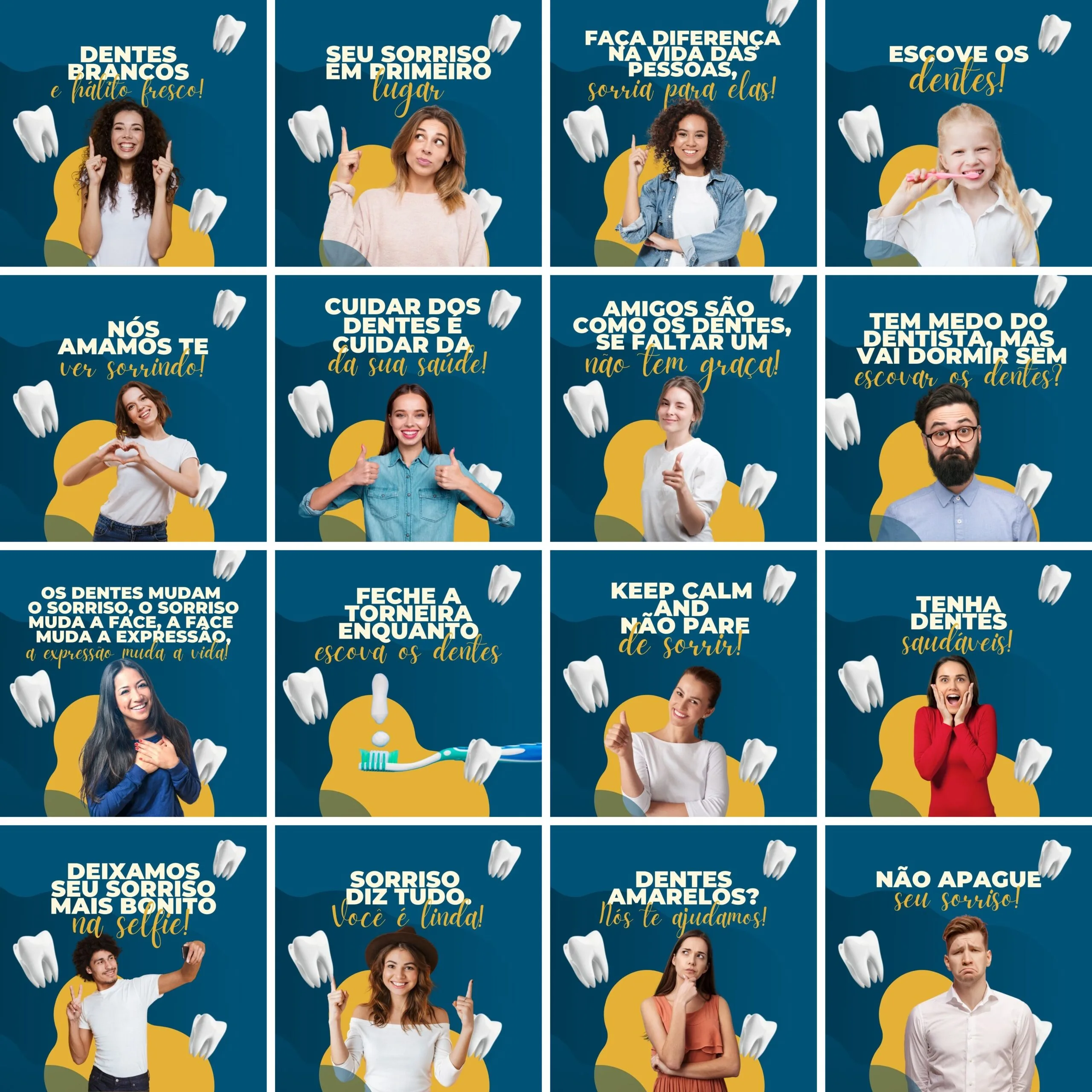 Pack Canva Dentista Odonto 200 Modelos Editáveis+ Legendas 3 Pack Canva Dentista Odonto 200 Modelos Editáveis+ Legendas