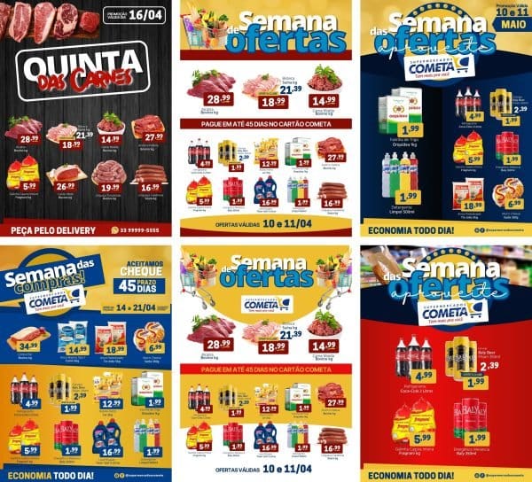 Pack Canva EncModelos EditáveisSupermercado 20 Artes