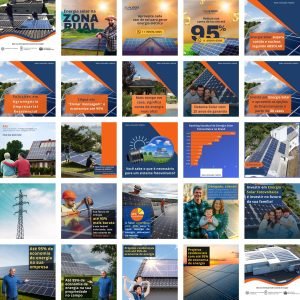 Pack Canva Energia Solar 50 Modelos Editáveis+ Bônus