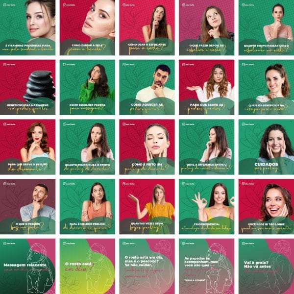 Pack Canva Estética 100 Modelos Editáveis+ Bônus