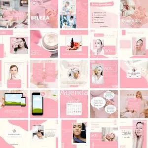 Pack Canva Estética 25 Modelos Editáveis+ Bônus 4 Pack Canva Estética 25 Modelos Editáveis+ Bônus