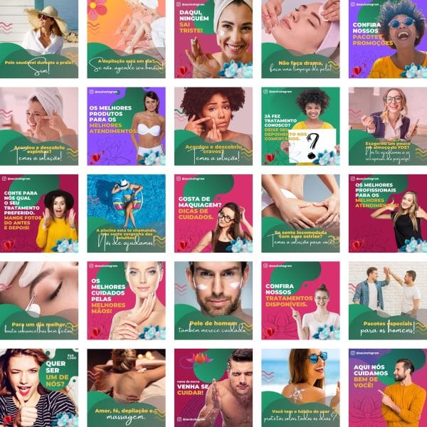 Pack Canva Estética 290 Modelos Editáveis+ Bônus