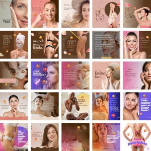 Pack Canva Estética 290 Modelos Editáveis+ Bônus
