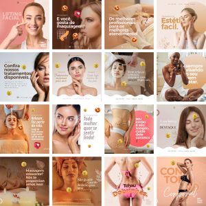 Pack Canva Estética 33 Modelos Editáveis+ Bônus