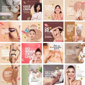 Pack Canva Estética 43 Modelos Editáveis+ Bônus