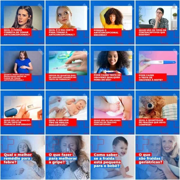 Pack Canva Farmácia Drogaria 200 Modelos Editáveis+ Legendas