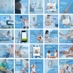 Pack Canva Fisioterapia 2.0 25 Modelos Editáveis+ Bônus