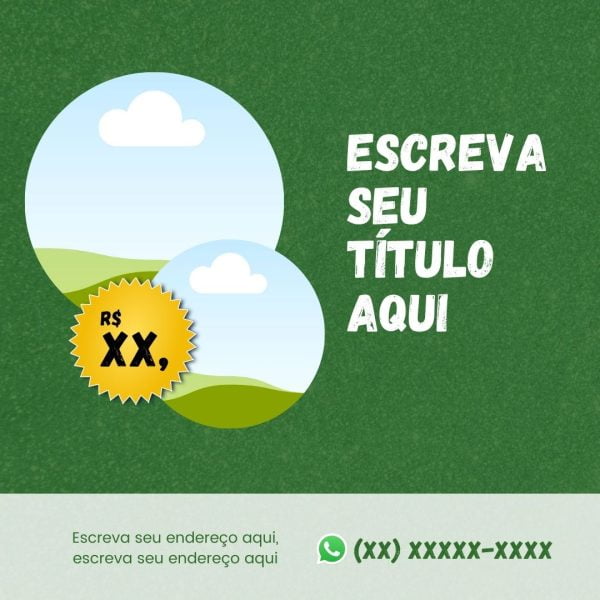 Pack Canva Hortifruti Sacolão Feira 12 Modelos Editáveis+ Bônus
