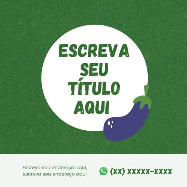 Pack Canva Hortifruti Sacolão Feira 12 Modelos Editáveis+ Bônus