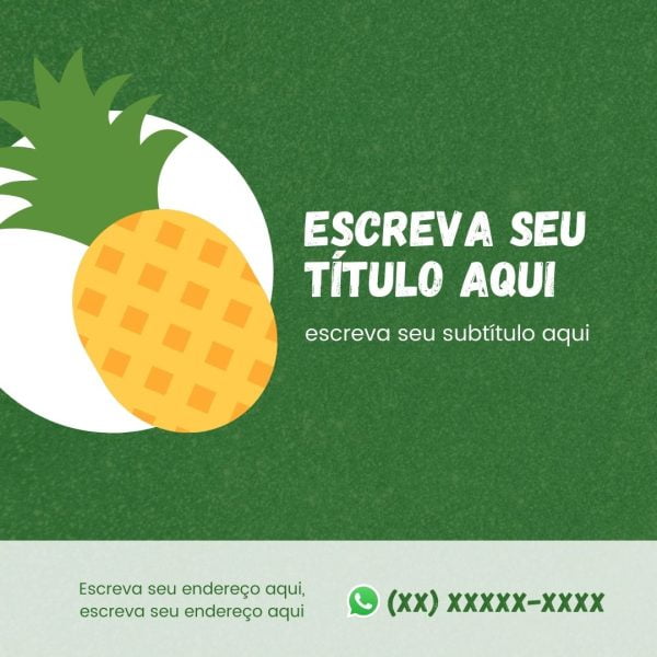 Pack Canva Hortifruti Sacolão Feira 12 Modelos Editáveis+ Bônus