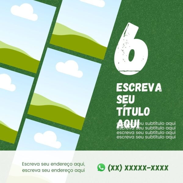 Pack Canva Hortifruti Sacolão Feira 12 Modelos Editáveis+ Bônus