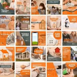 Pack Canva Imobiliária Imoveis 25 Modelos Editáveis+ Bônus