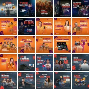 Pack Canva IPTV TV Assinatura 60 Modelos Editáveis+ Bônus