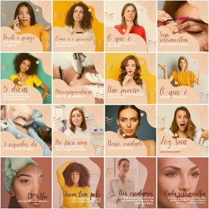 Pack Canva Micropigmentação 200 Modelos Editáveis+ Legendas